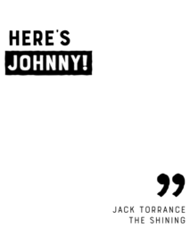 Here’s Johnny!